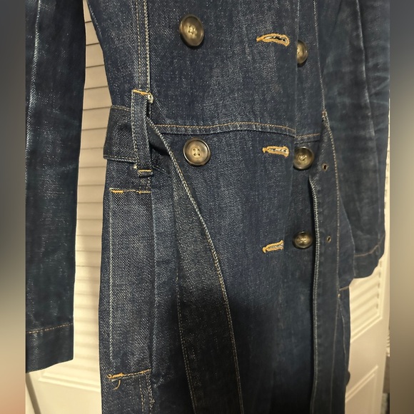 Old Navy Belted Denim Trench Coat 
Size Small - Picture 3 of 5